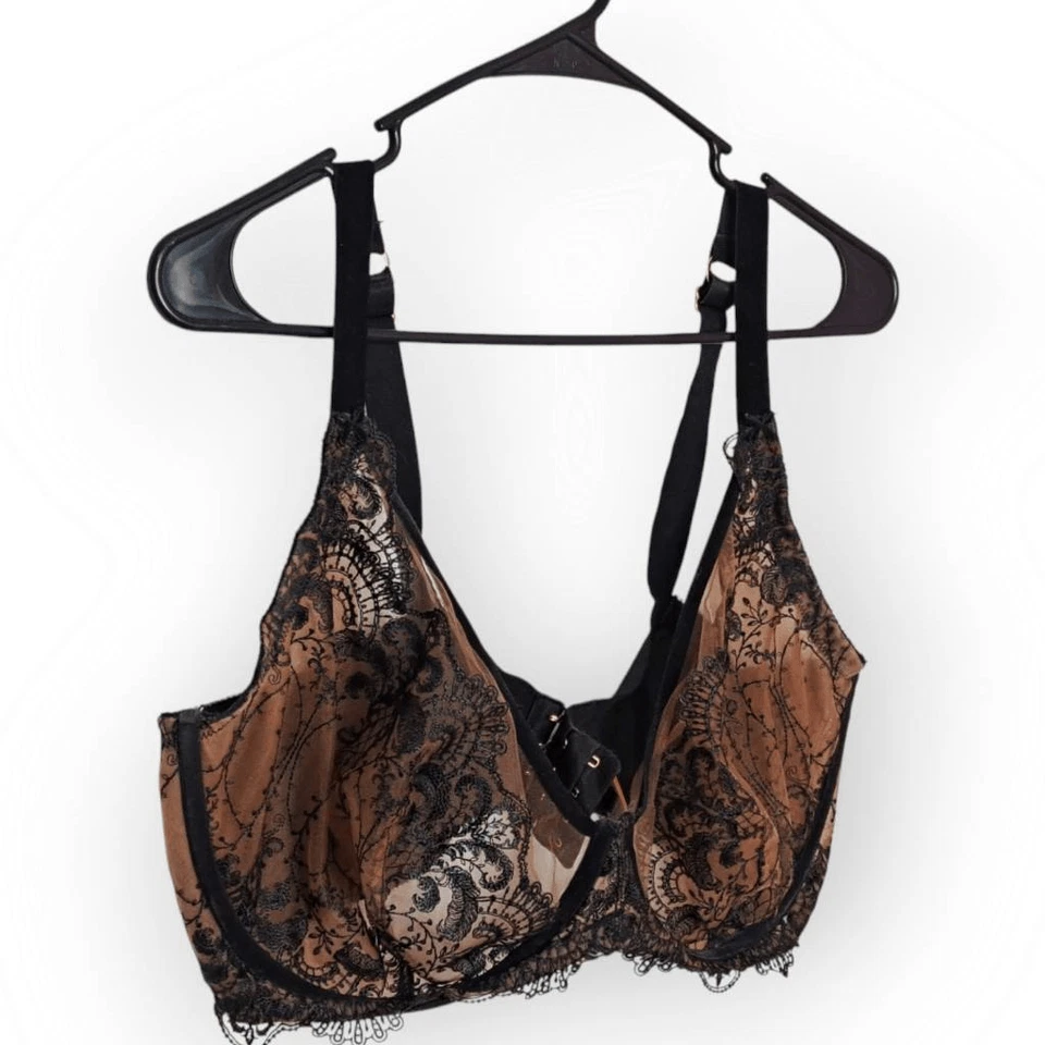 Dita Von Teese Plus Size Women's Nom De Plume Underwire Plunge Bra 40H - Image 3 of 4