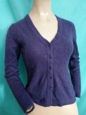 fluffy purple cardigan