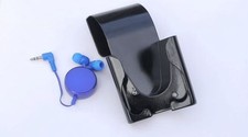 Smart Talk - Cellphone holder for car with retractable earbuds