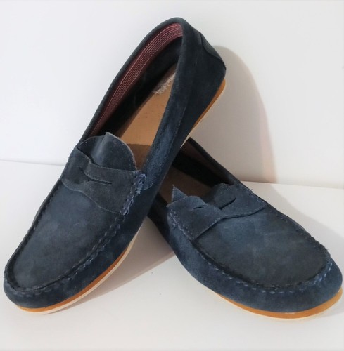 Lacoste Hombre Azul Talla 9.5/Mocasines Gamuza Azul | eBay