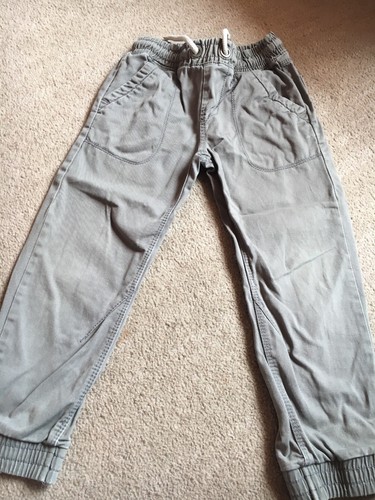Boys Grey Joggers Casual Trousers Age 