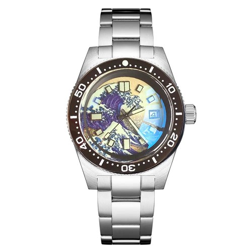 Tandorio 41 Mm 62MAS Schwarz-Graues Zifferblatt NH35A Automatik 300 M Tauch-Herr - Bild 13 von 26