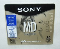 (1) Sony Mdw80pl Recordable Md Premium Gold 80-min Mini Disc (1) Sony Mdw80pl Recordable Md Premium Gold 80-min Mini Disc