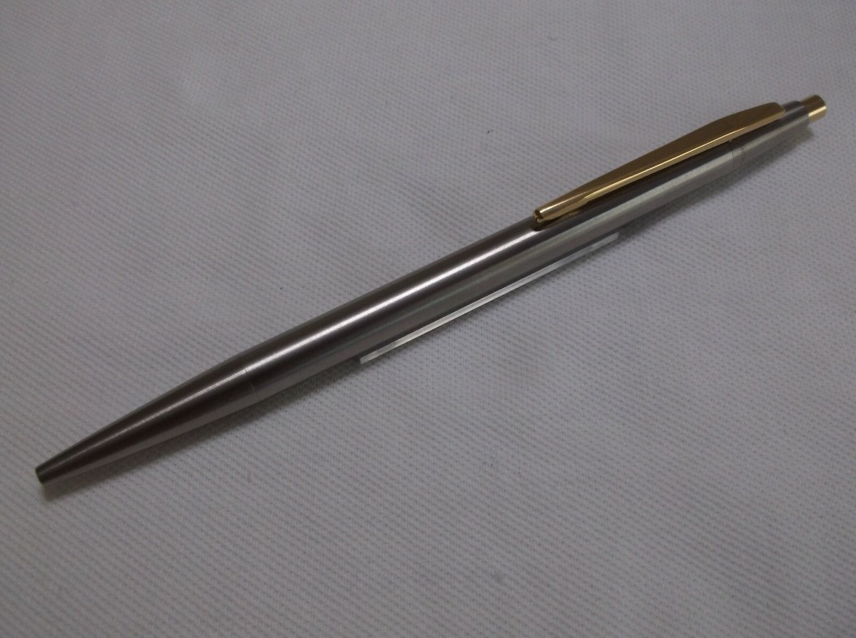 筆記具 MONTBLANC noblesse Montblanc Noblesse # 1928 Stainless Steel / Gold Trim Ballpoint