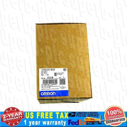 One OMRON NX102-9020 CPU Unit New In Box Fast Shipping