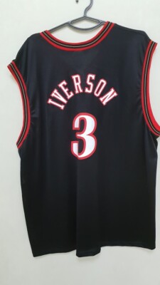 NBA Philadelphia 76ers basketball shirt Champion #3 Iverson SIZE