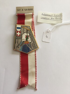 Medaille Schweiz Kanton 1984 (70-48/6)