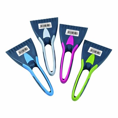 Bosmere Winter Care Scheiben-Eiskratzer mit Softgriff, Mehrfarbig, W120