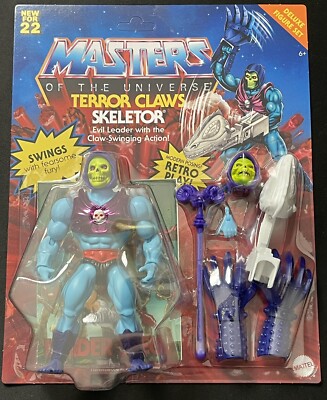 Masters of the Universe Origins Terror Claws Skeletor Deluxe Set MOTU In Hand