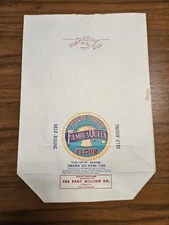 New Vintage Page Milling Company Luray VA Famous Queen Flour 10 lb. Bag Sack