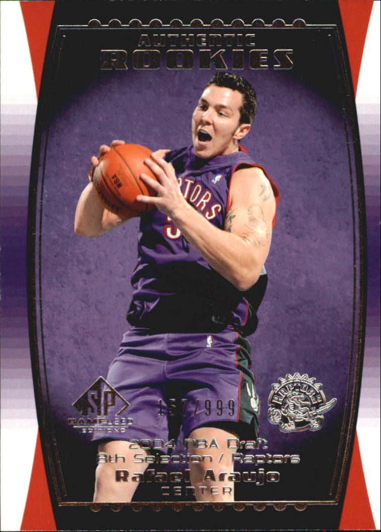 2004-05 SP Game Used #111 Rafael Araujo RC /999 - NM-MT | eBay