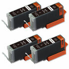 4 Black Ink Compatible for Canon 250 Xl Pixma Mg5620 Mx920 Mg6600 Mg5422