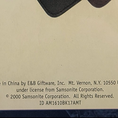 Etiquetas de equipaje de identificación de seguridad negras American Tourister 2 Samsonite - Imagen 3 de 3