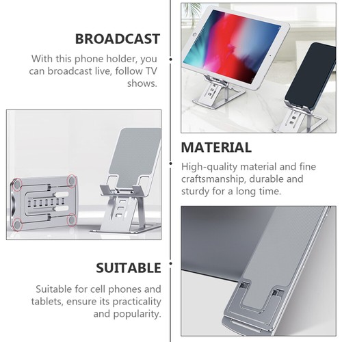 Tablet Rack Cell Phone Stand Metal Tablet Stand Desktop Tablet Bracket - 第 7/12 張圖片