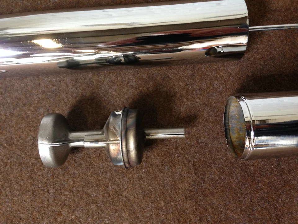 Auspuff Chrom Hercules Prima M 2 3 4 5 Mofa NEU Herkules 28mm Optima P NEU - Bild 4 von 4