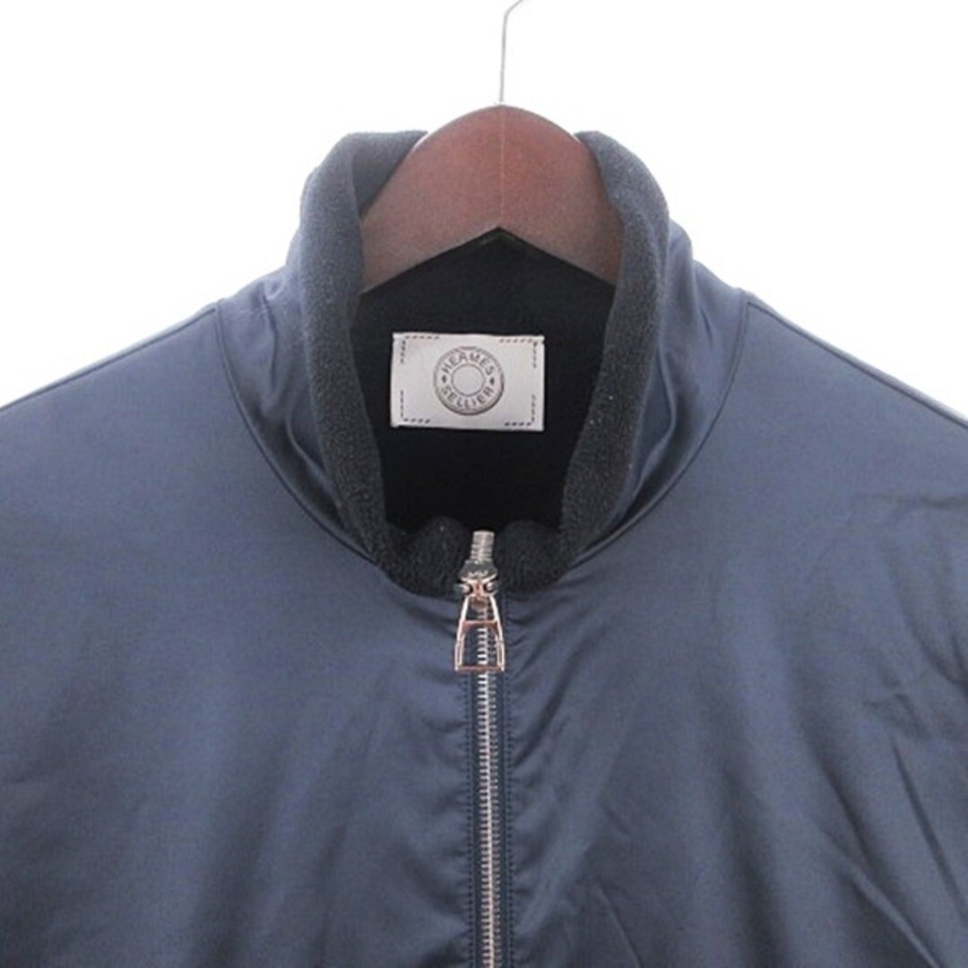 Hermes Serie SELLIER Nylon Jacket Zip Up Long Sleeve Fleece Hermes Serie SELLIER Nylon Jacket Zip Up Long Sleeve Fleece