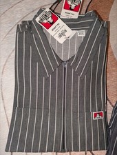 Ben Davis Railroad 1/2 Zip Pullover , Black Pinstripe, 3XL, NWT