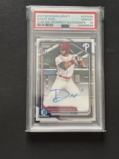 2024 Bowman Draft Chrome Prospect Autographs Dante Nori PSA 10