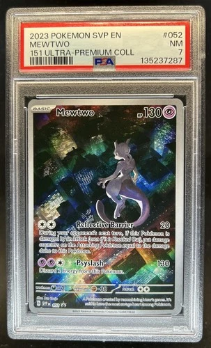 2023 Pokemon SV Black Star Promos Mewtwo #052 PSA 7