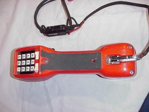 Harris-Dracon TS21  Lineman's Telephone Test Set  Red Tested