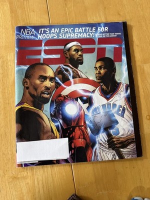 ESPN The Magazine NBA Preview Marvel Cover November 1 2010 Basketball Issue