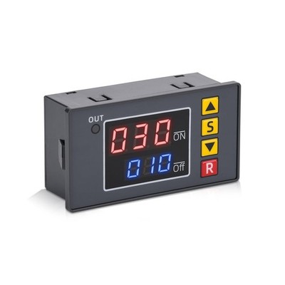 Digital Timer Relais Modul DC 12V 20A Zeitschaltuhr Relais Zyklisches Zeitver...