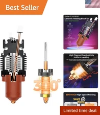 Upgrade Your Ender 3 V3: Quick-Swap Nozzle & High-Temperature Heating Block