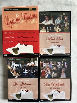 Operetta Classics DVD Box Set: Fledermaus, Wiener Blut, Vogelhandler, Strauss
