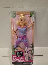Barbie Made to Move Doll Long Blonde Ponytail GXF04 NRFB See Description 