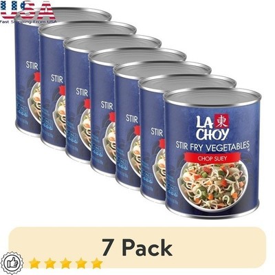7 Pack Chop Suey Vegetables Mixed Asian Veggies Quick Meal Low Fat 28oz Can New