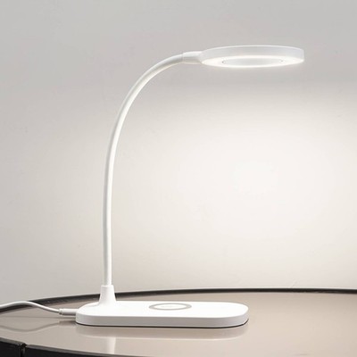 Lindby LED Tischlampe 'Siona' dimmbar (Modern) in Weiß (1 flammig, ) - Tischleuc