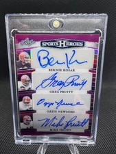 2024 Leaf - Quad Auto - Kosar, Newsome, Pruitt, Pruitt - Cleveland Browns - 3/6