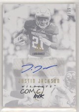 2018 Panini Luminance Rookie Ink Gold 8/99 Justin Jackson #RI-JUJ Auto 2r8