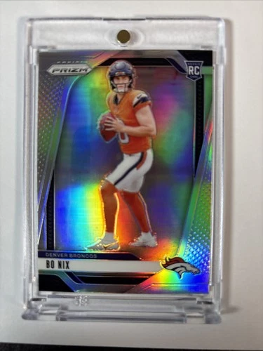 2024 Panini Prizm - Rookies Bo Nix #309 Silver Prizm (RC)