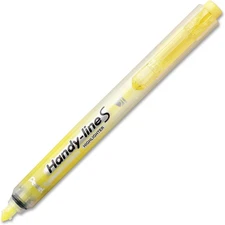 Handy-Line S Retractable and Refillable Highlighter, Yellow 12-Count (SXS15-G)