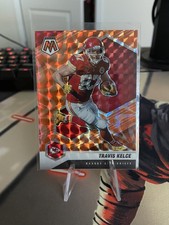 2021 Panini Mosaic Prizm Reactive Orange #4 Travis Kelce Kansas City Chiefs SP