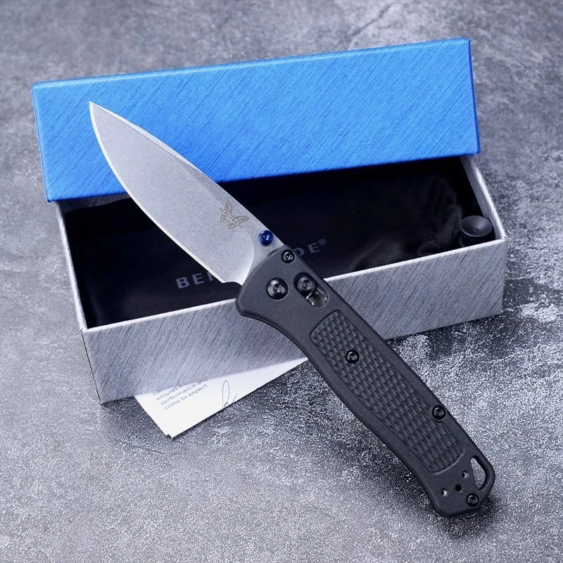 Benchmade - Bugout 535 EDC knife, equipped with black CF-Elite handle - Изображение 4 из 4