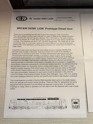 Heljan 4005 BRCW D0260 Lion Limited Edition OO Gauge