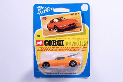 Corgi Juniors Whizzwheels No. 10 Ford GT 70 Near Mint