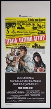 CINEMA-locandina ITALIA: ULTIMO ATTO? merenda,michelangeli,franchetti,PIRRI