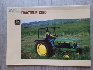 PROSPECTUS BROCHURE TRACTEUR JOHN DEERE 1550