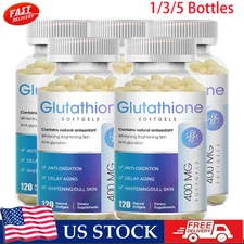 Glutathione Capsules With Natural Antioxidant Anti-Aging Skin Whitening 400MG
