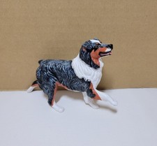 Perro pastor australiano Breyer 1515 animal de compañía retirado azul Merle
