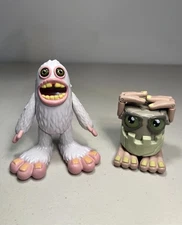 My Singing Monsters 2 Figure Lot MAMMOTT  &  NOGGIN  Play Monsters Plant Island