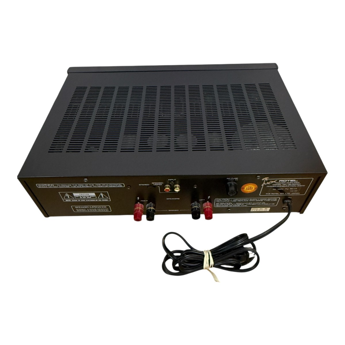 Rotel RB-980BX 2 Channel Power Amplifier for sale online | eBay
