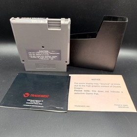 Double Dragon (NES, 1988) With Manual and Sleeve Tested & Working