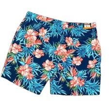 Kirkland Signature Men s Swim Short Blue Floral Size XXL NWT