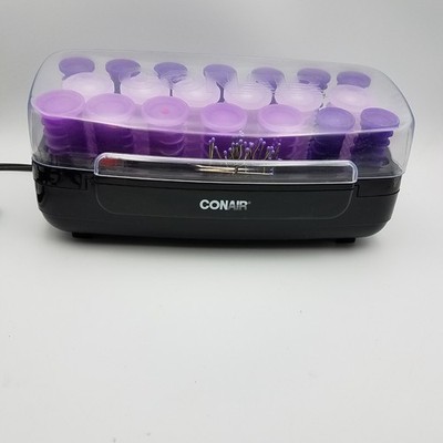 Conair Curls And Waves Multi-Sized Easy Start 20 Hot Rollers With Clips HS11RX