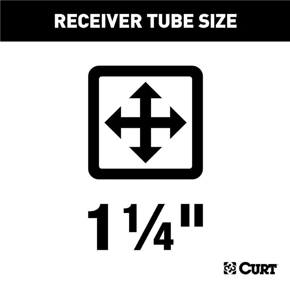 Curt Class 1 Trailer Hitch & Ball-Mount for 14-24 Mitsubishi Mirage Hatchback Foto 2 de 4