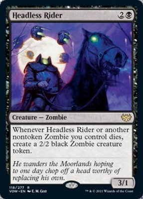Headless Rider - Near Mint MTG Innistrad: Crimson Vow